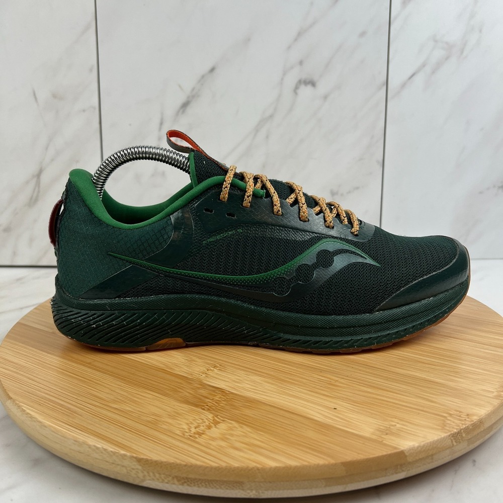 Saucony Freedom 5 Womens Size 9.5 Shamrock Green Running Walk Shoes S10726-17